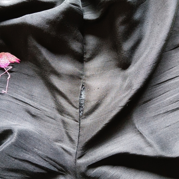 Cracker Factory flamingo black pants size L - Picture 4 of 5